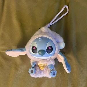 Miniso Disney Stitch “Eat Something Before Sleep” plush charm